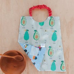 Serviette élastiquée imperméable Avocat/véhicules