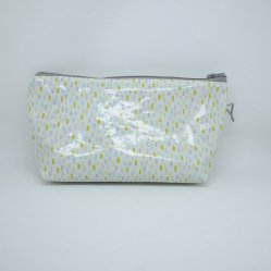 Trousse maxi imperméable, motif gouttes