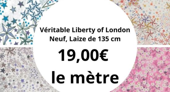 DESTOCKAGE DE TISSU LIBERTY